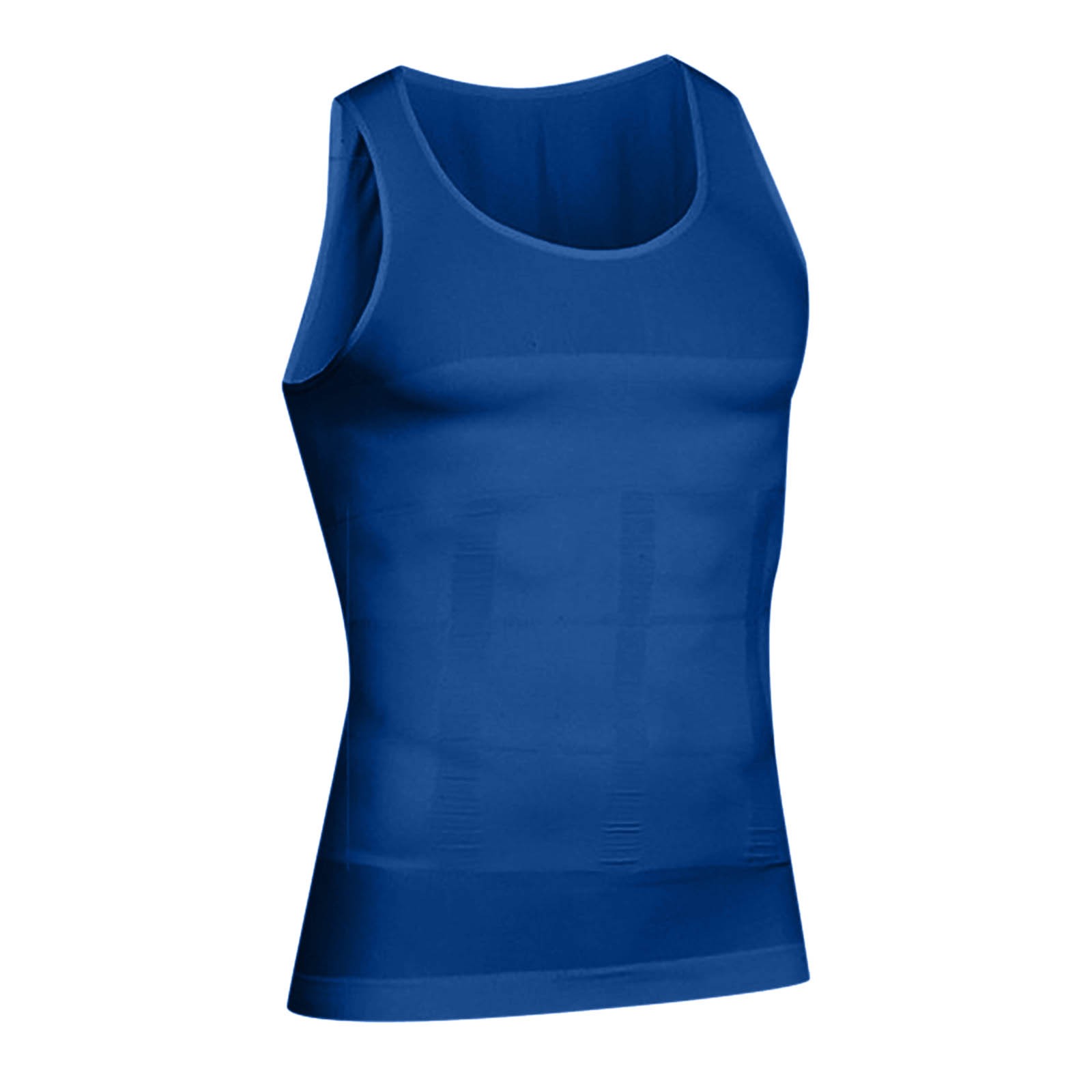 thumbnail image 4 of Camiseta de compresión para hombre, chaleco adelgazante: cuello redondo, nailon, corte ajustado, tallas S-XXXL, ideal para entrenar y para llevar con otras prendas informales., 4 of 4